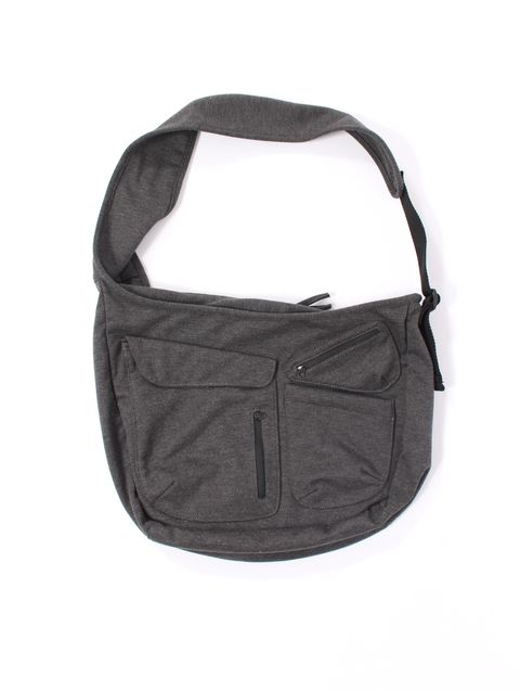 【25AW】ウール ボディー バッグ / WOOL BODY BAG / チャコール