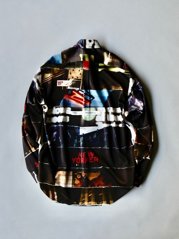 【24AW】荒木塁 コラボ テストプリント グラフィック シャツ / TEST PRINT GRAPHIC SHIRT LUI ARAKI / ブラック