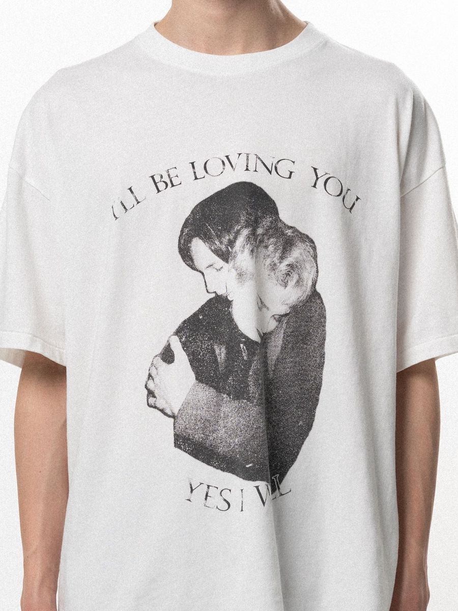 【26SS】”ラヴィング” Tシャツ 半袖 カットソー / ”LOVING" TEE T/C / ホワイト