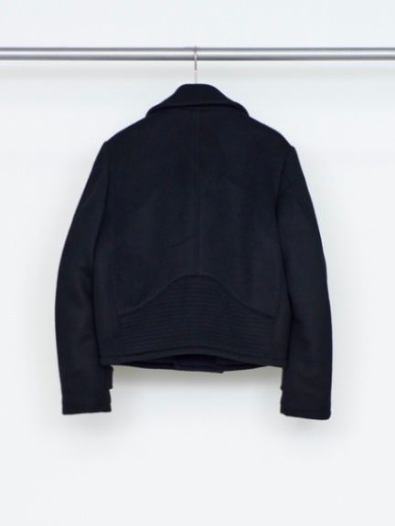 【26AW】ショート ペア コート ピーコート / SHORT PEA COAT / ブラック