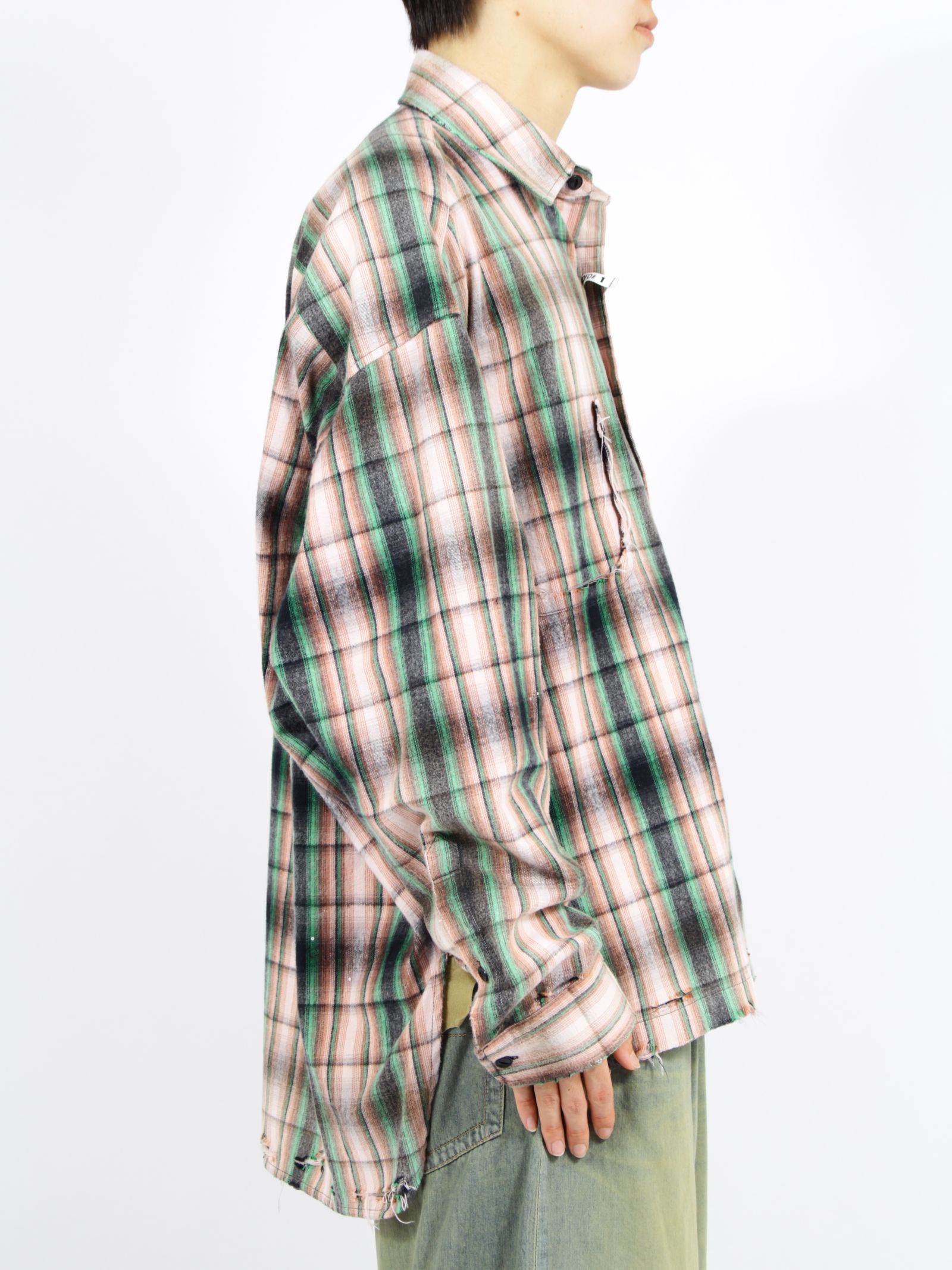 【26SS】ヴィンテージ ライク チェック シャツ / VINTAGE LIKE CHK SH / ピンク