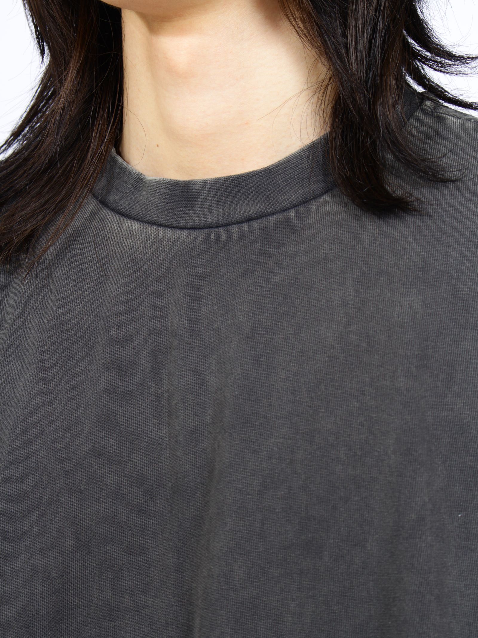 ヘビー ボクシー ティー / HEAVY BOXY TEE / WASHED BLACK