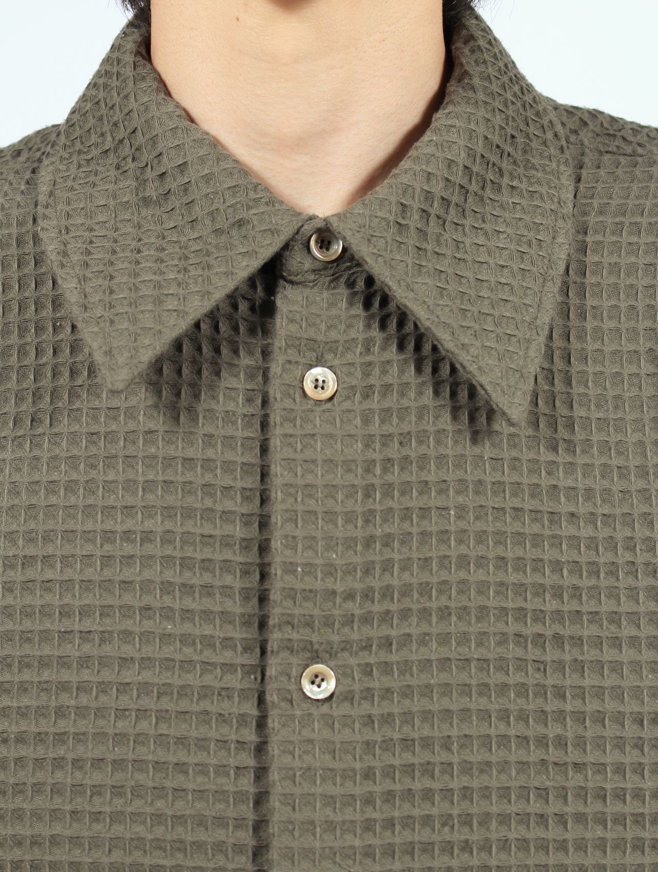 【25AW】 オーザリー シャツ 長袖 / OSEARY SHIRT / パインツリー（カーキ）