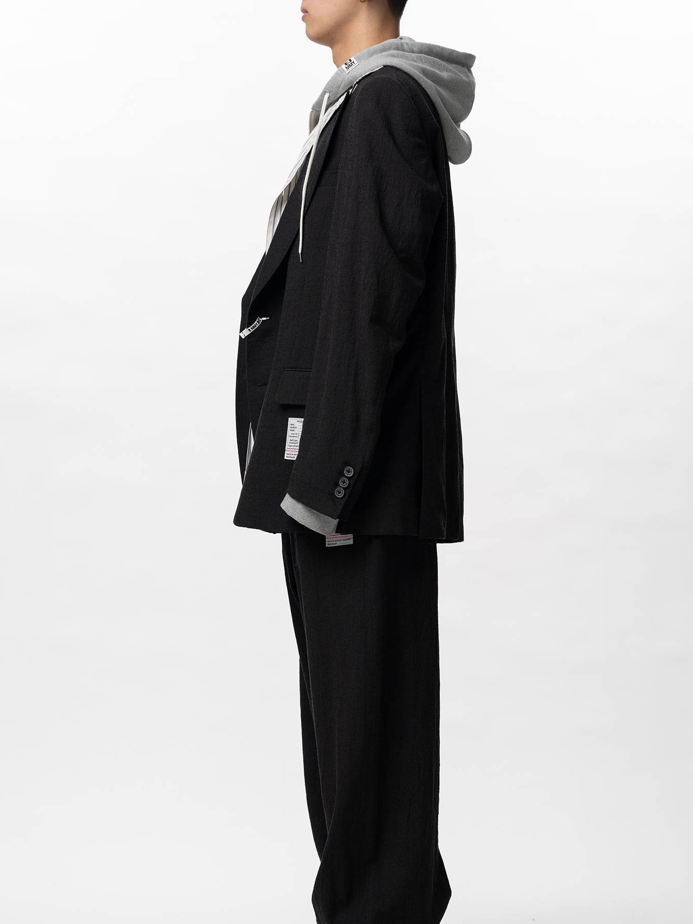 【26SS】トリプル レイヤード ジャケット / TRIPLE LAYERED BLAZER / ブラック