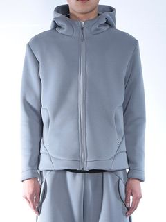 【24AW】ヘッド ジップ フーディー / HEAD ZIP HOODIE / グレー