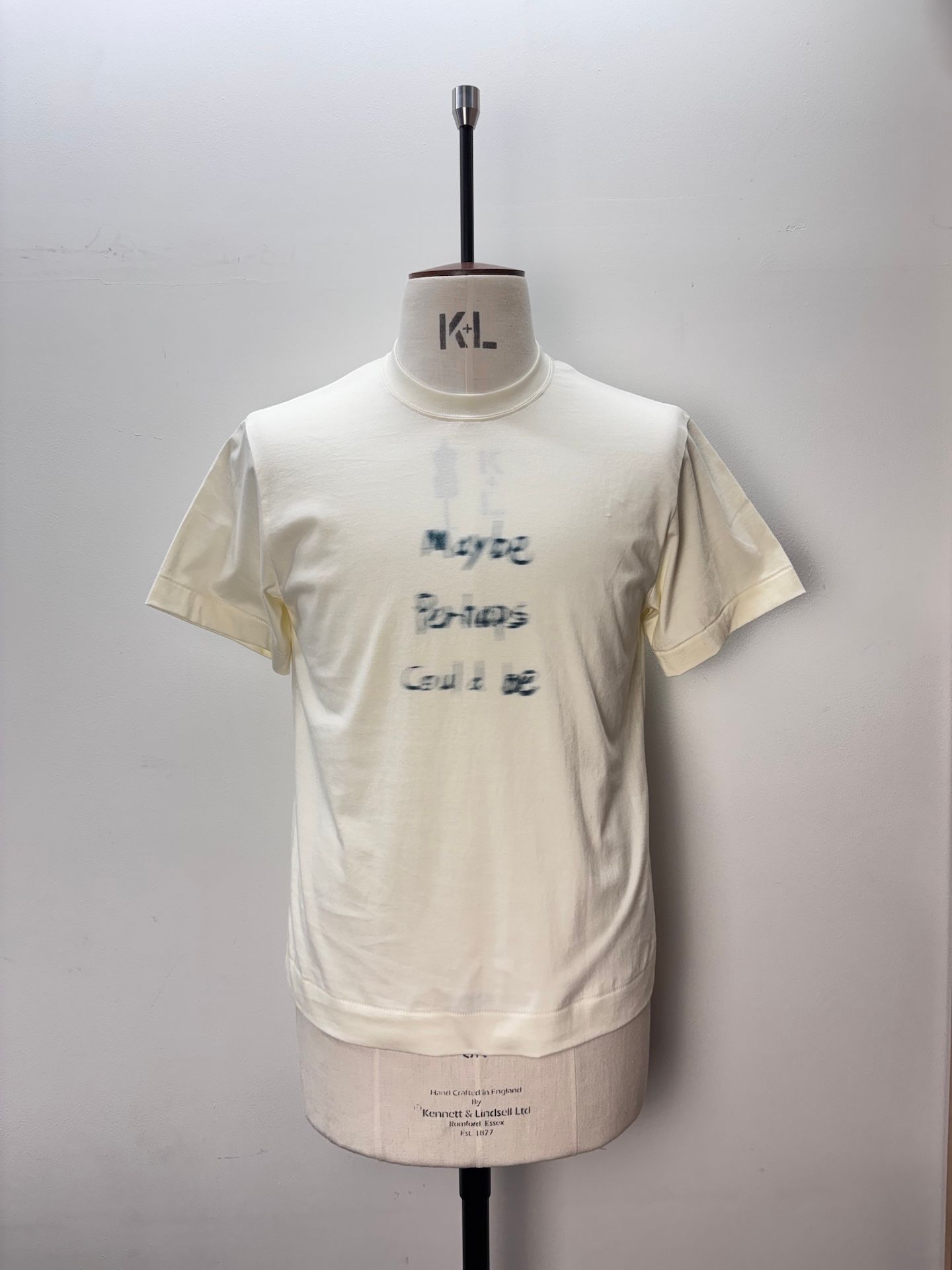 【27SS】ヴェイグ アンサーズ クラシック Tシャツ メッセージ 半袖 / VAGUE ANSWERS (CLASSIC S/S TEE) (ISSUE#10) / ホワイト