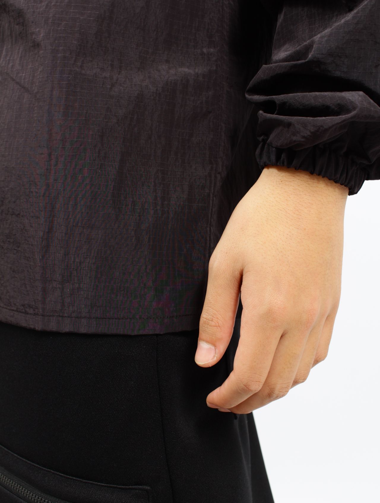 【25SS】モノフィル リップストップ カバー ハンド シャツ / MONOFIL RIPSTOP COVER HAND SHIRT / ブラック