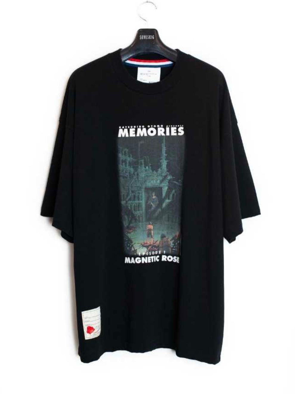 eimeelaw◼️カフススリーブ 2way ロゴ Tシャツ #黒 eimeelaw カフススリーブ 2way ロゴ Tシャツ 黒 ブラック M