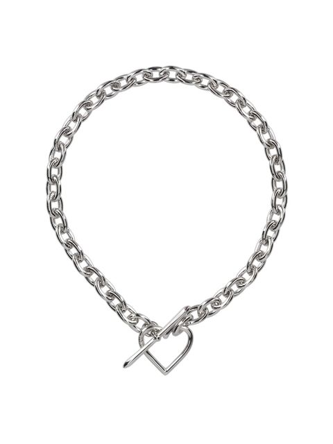 【26SS】ハート ネックレス / HEART NECKLACE (MEDIUM LINK) / シルバー
