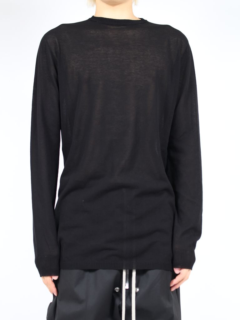 RICK OWENS - 【24SS】オーバーサイズ ラウンドネック ニット 