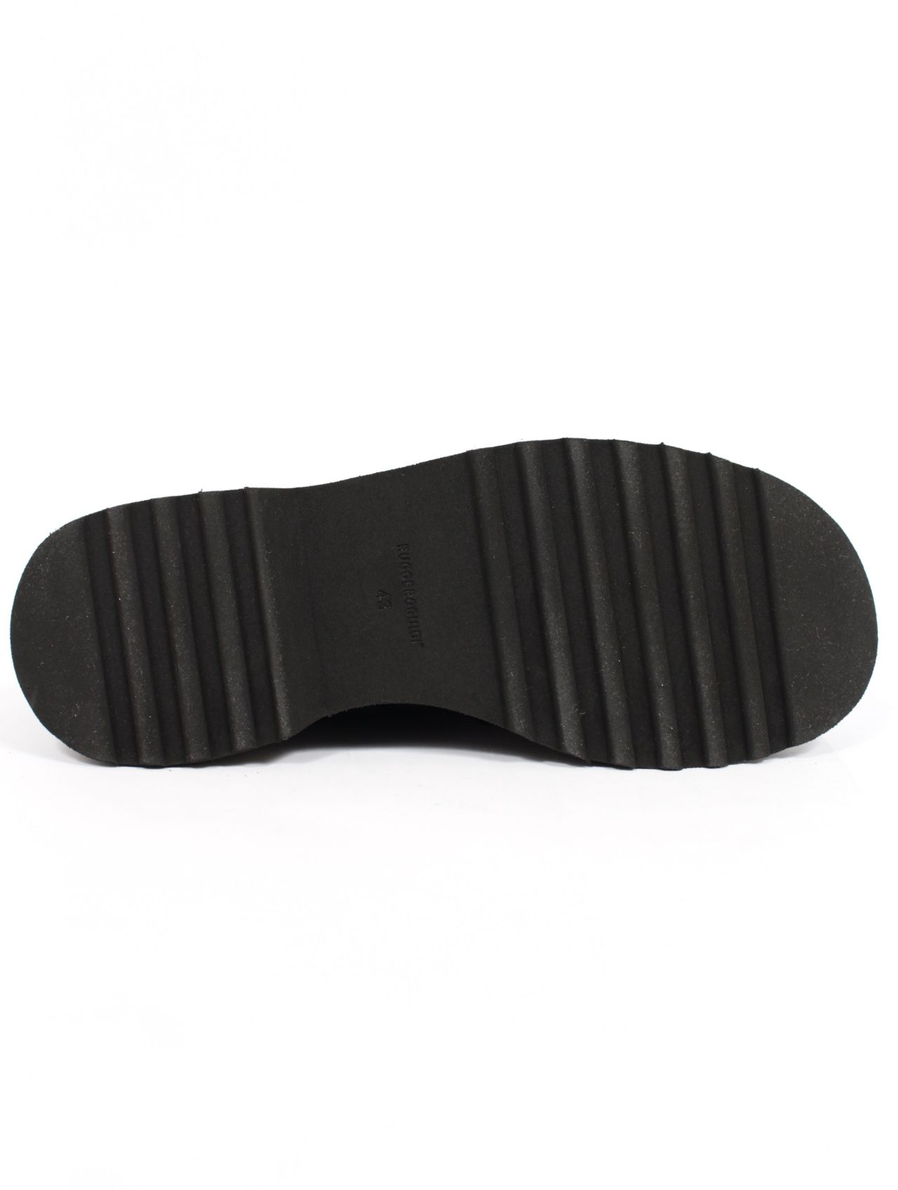 【526VPW】250足限定 馬革 ラバーソール ベルトバックル パッチワーク ブーツ / BELT BUCKLES PATCHWORK BOOT HORSE FULL GRAIN & REVERSE / ブラック