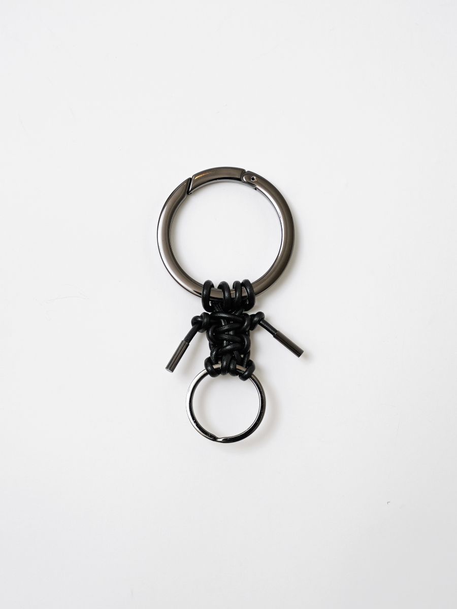 クリスティ ノットマン リング ブラック メッキ キーリング / CRISTY KNOTMAN RING BK RAPTO JP / ブラック