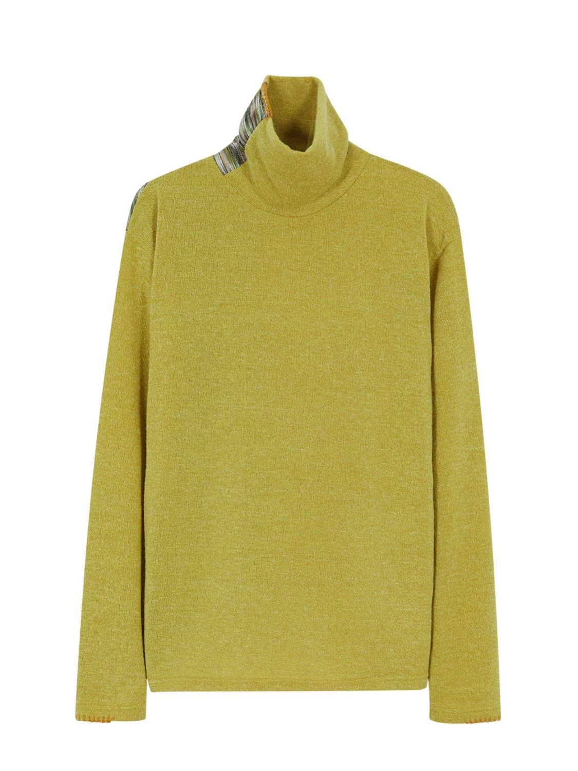 【21AW】ADRIAN TURTLE-NECK SWEATER / イエロー