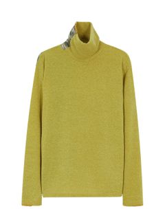 【21AW】ADRIAN TURTLE-NECK SWEATER / イエロー