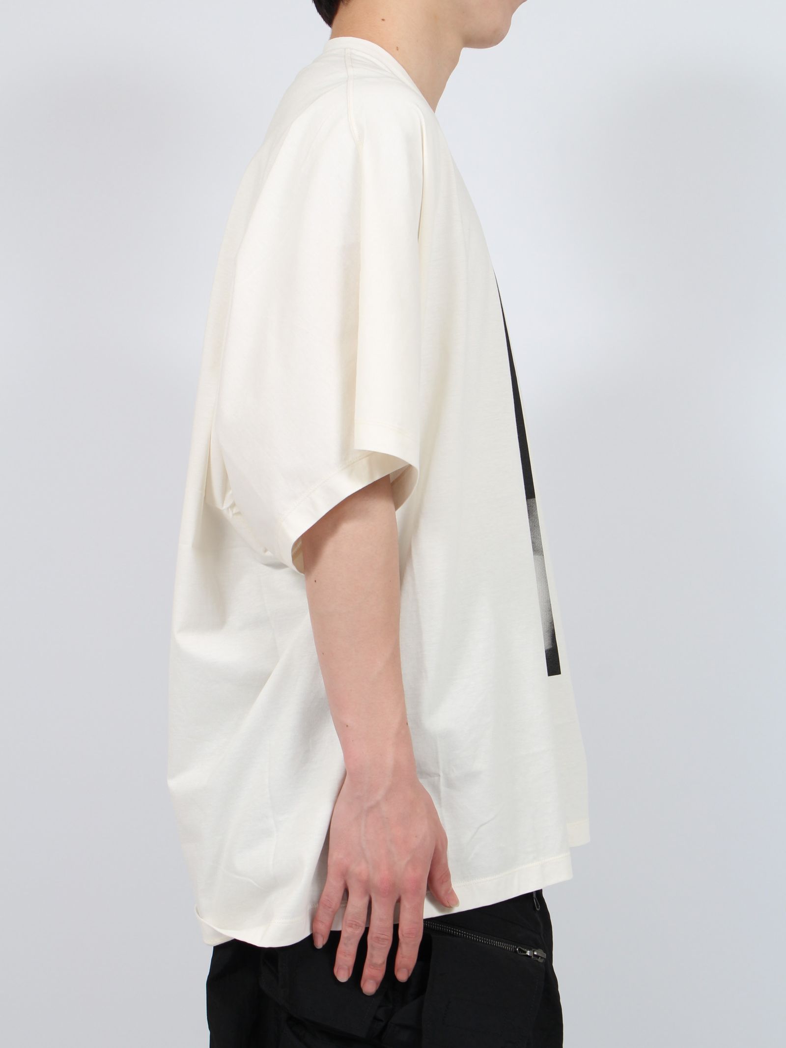 【24AW】フロント プリント ジャージー Tシャツ / COTTON SZ JERSEY / ホワイト