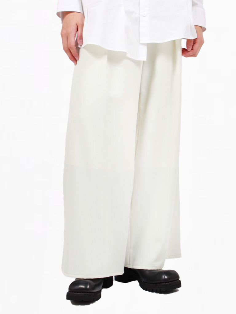 sulvam - 【24SS】ビッグ タック ワイド パンツ / BIG TUCK WIDE PANTS 