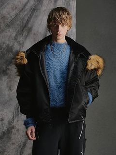 【24AW】71MICHAEL × AVIREX N-2B / ブラック