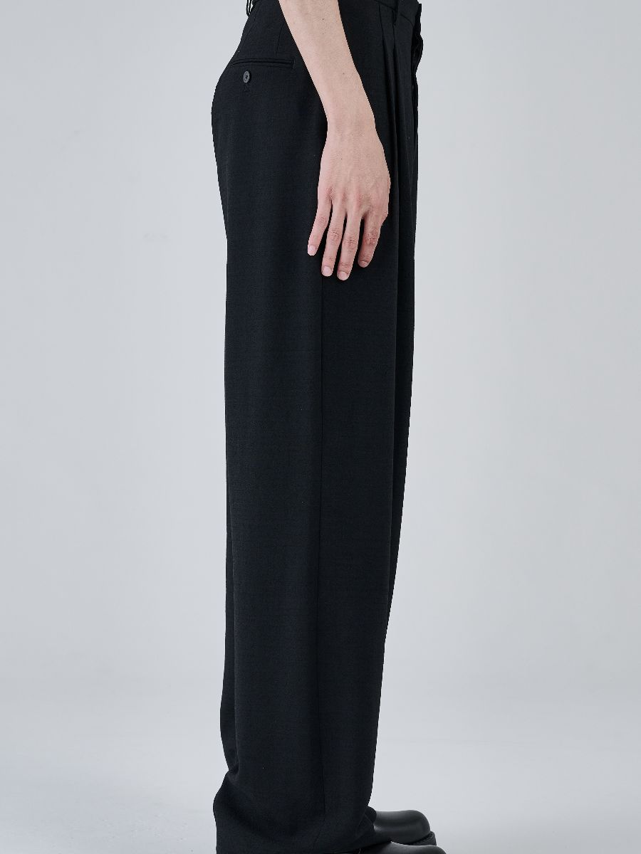 【27SS】 KATHARINE TROUSER / ブラック