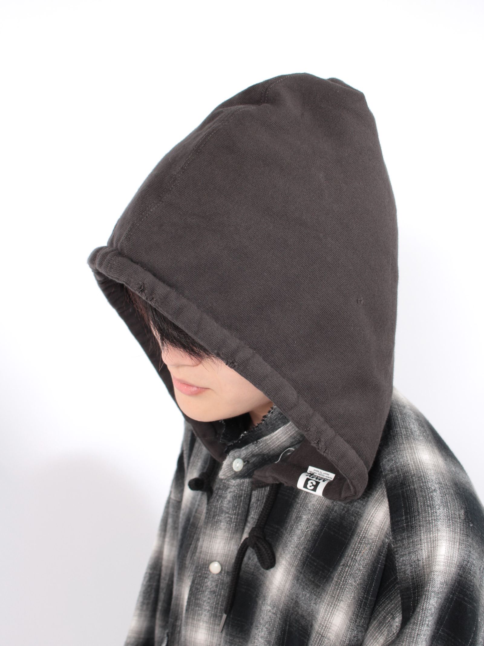 【24AW】スウェット パーカー ロングスリーブ シャツ / SWEAT HOODIE L/S SH / ブラック
