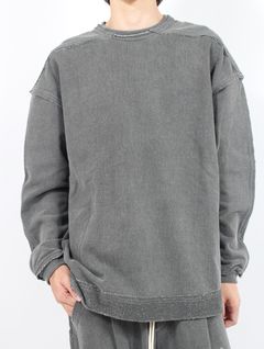 【25AW】ピグメント ロングスリーブ スウェット プルオーバー / PGMNT LSC / グレー