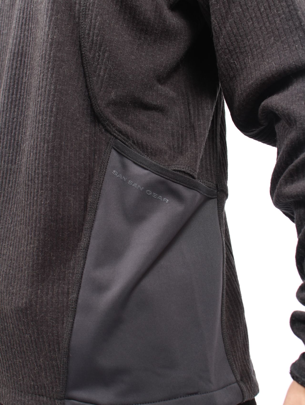 【25AW】リブド ロング スリーブ カットソー / RIBBED LONG SLEEVES / ブラック