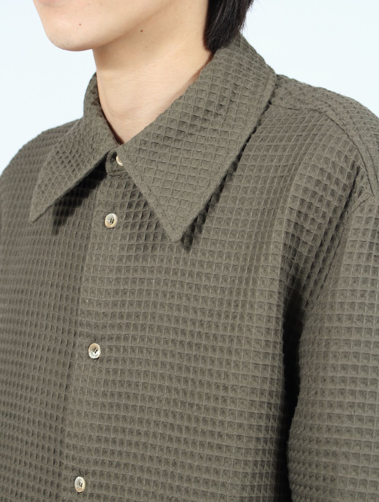 【25AW】 オーザリー シャツ 長袖 / OSEARY SHIRT / パインツリー（カーキ）