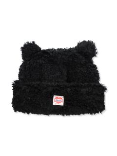 【25AW】ベアー ビーニー 帽子 / BEAR BEANIE / ブラック