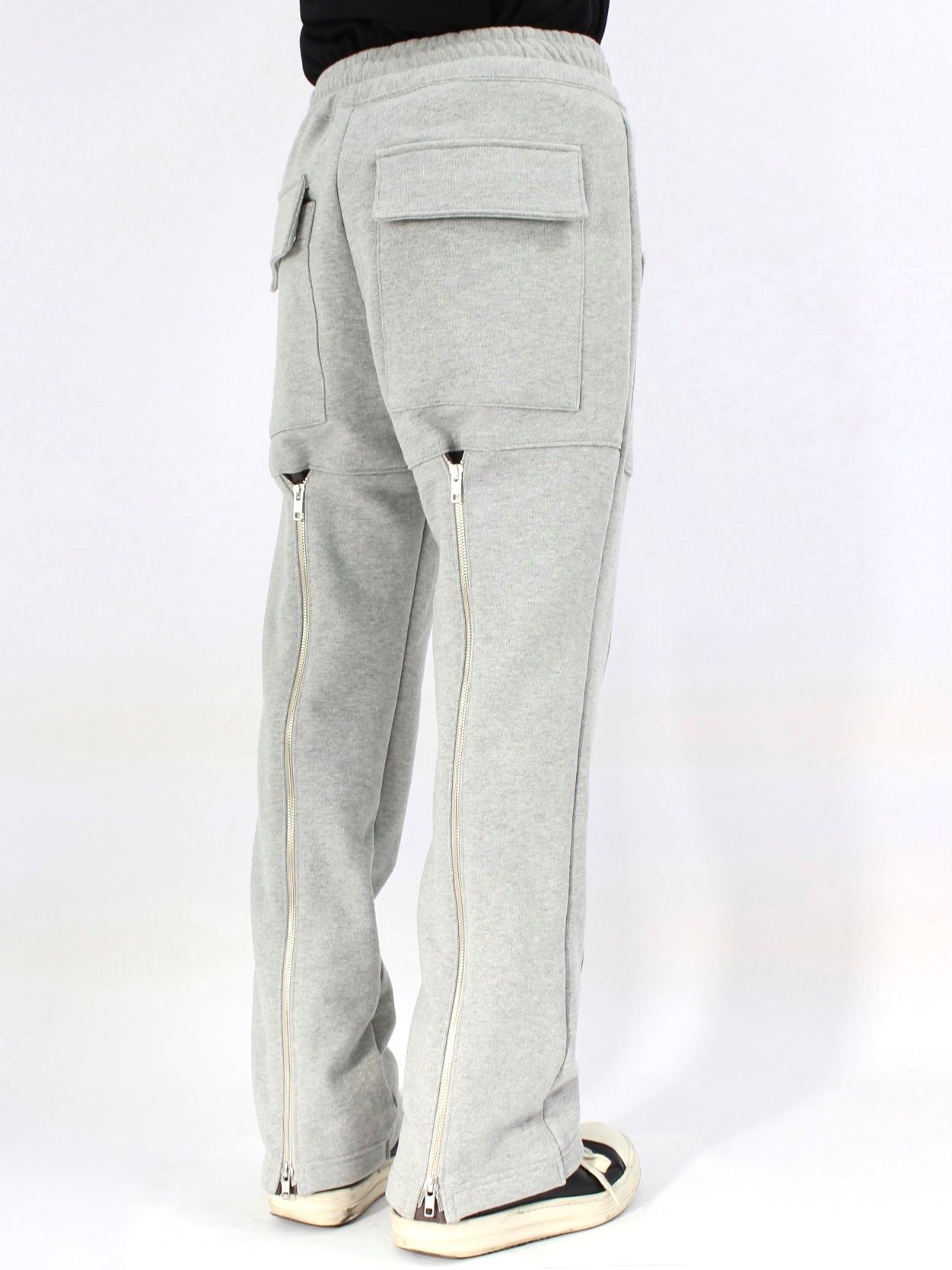 LAid Back - バックジップ スウェット パンツ / Back Zip Sweat Pants