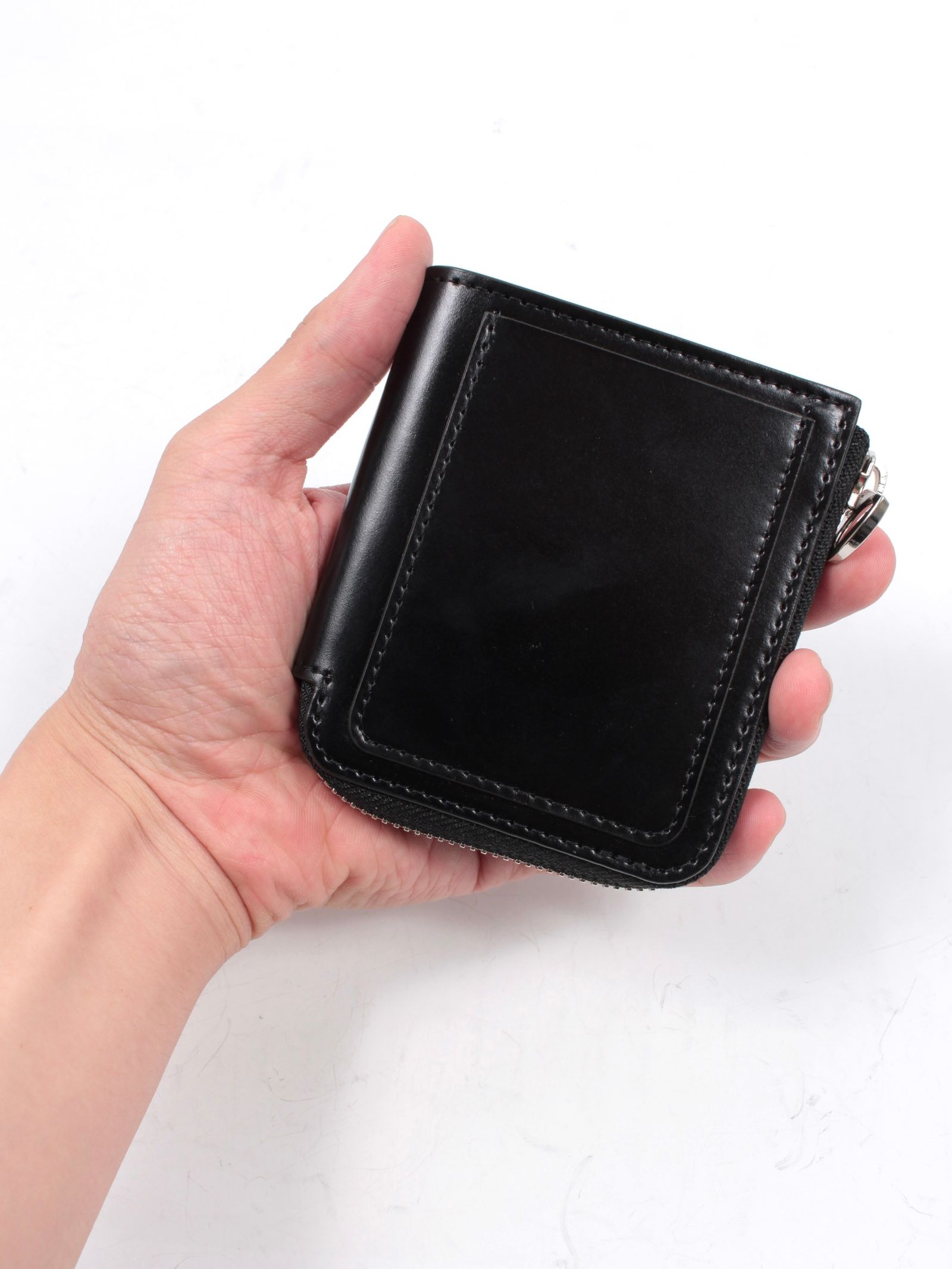 itti コンパクトウォレット　コードバン　財布　ブラック And A 財布 ITTI イッチ / CRISTY COIN CARD WLT CARNO