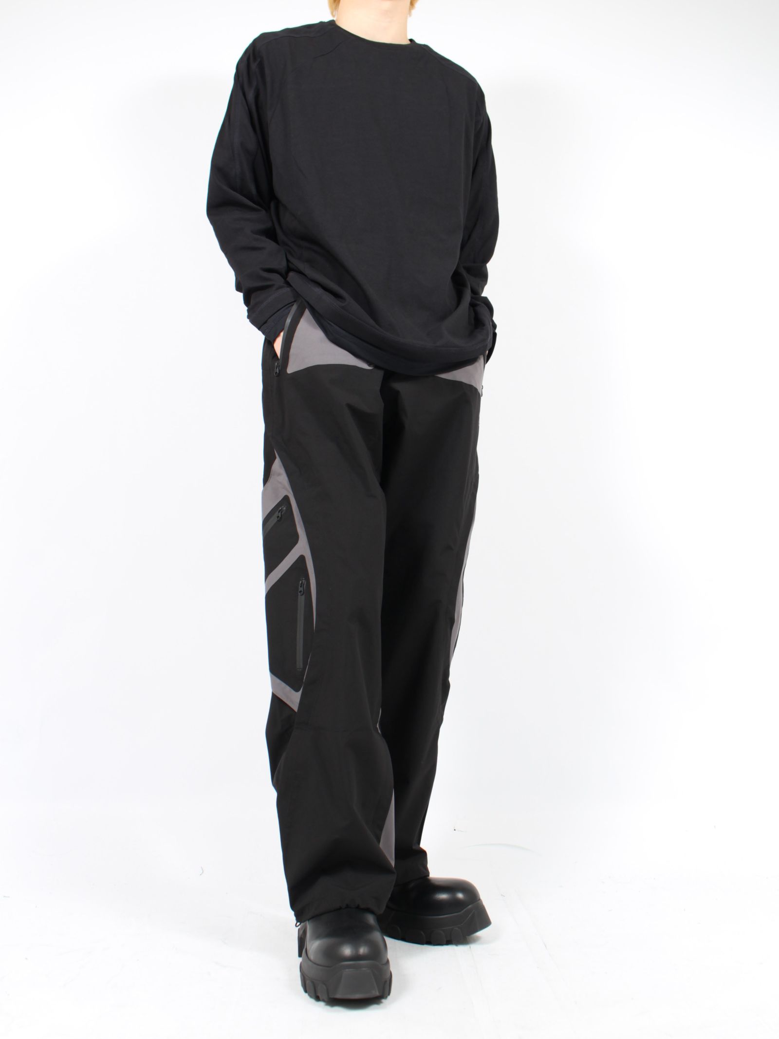 SAN SAN GEAR - 【24AW】メッシュ パネルド ロング スリーブ