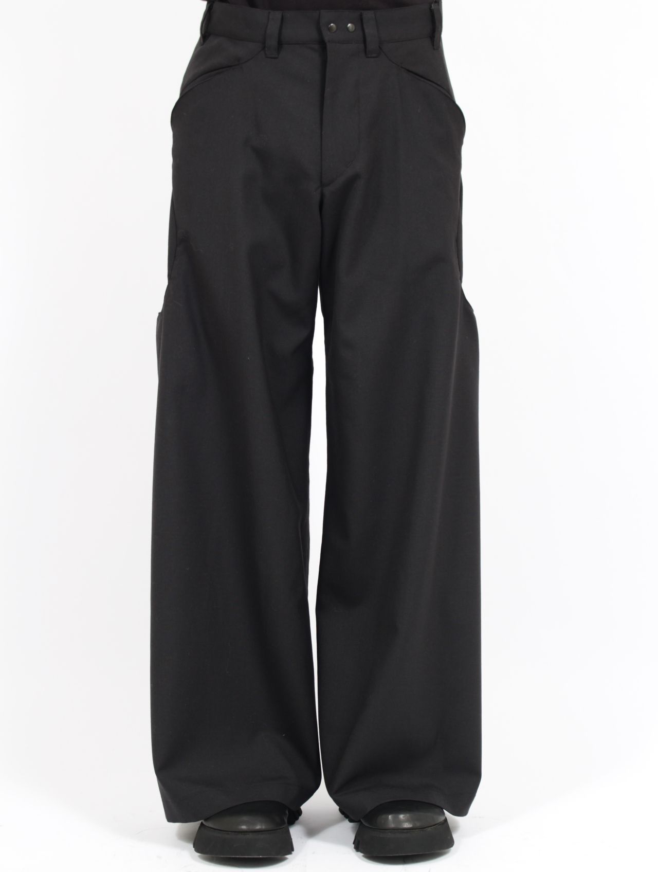 【26SS】サブ オン ウール トラウザーズ / SUB ONG WOOL TRS / ブラック