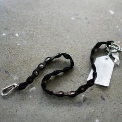 【HB03】ソフト ホースレザー キーチェーン / SOFT HORSE FULL GRAIN KEY CHAIN / ブラック