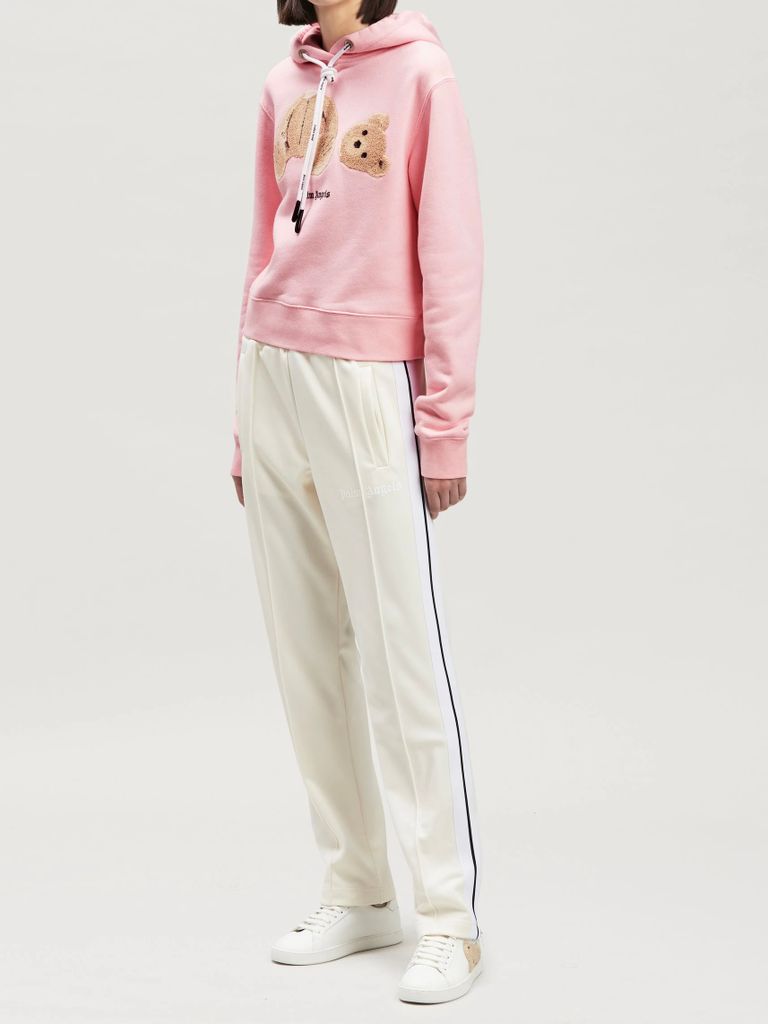 PALM ANGELS - 【23SS レディース】クロップド テディベア フーディー 