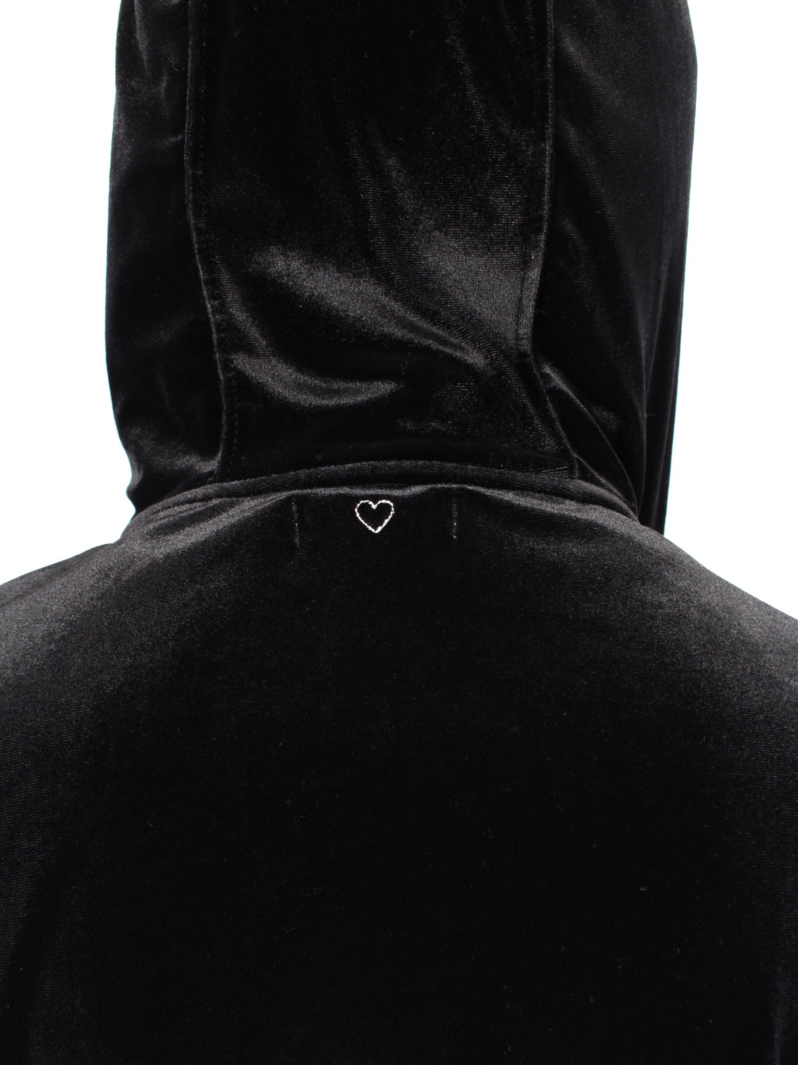 【24AW】ベルベット フーディー / VELVET HOODIE / ブラック