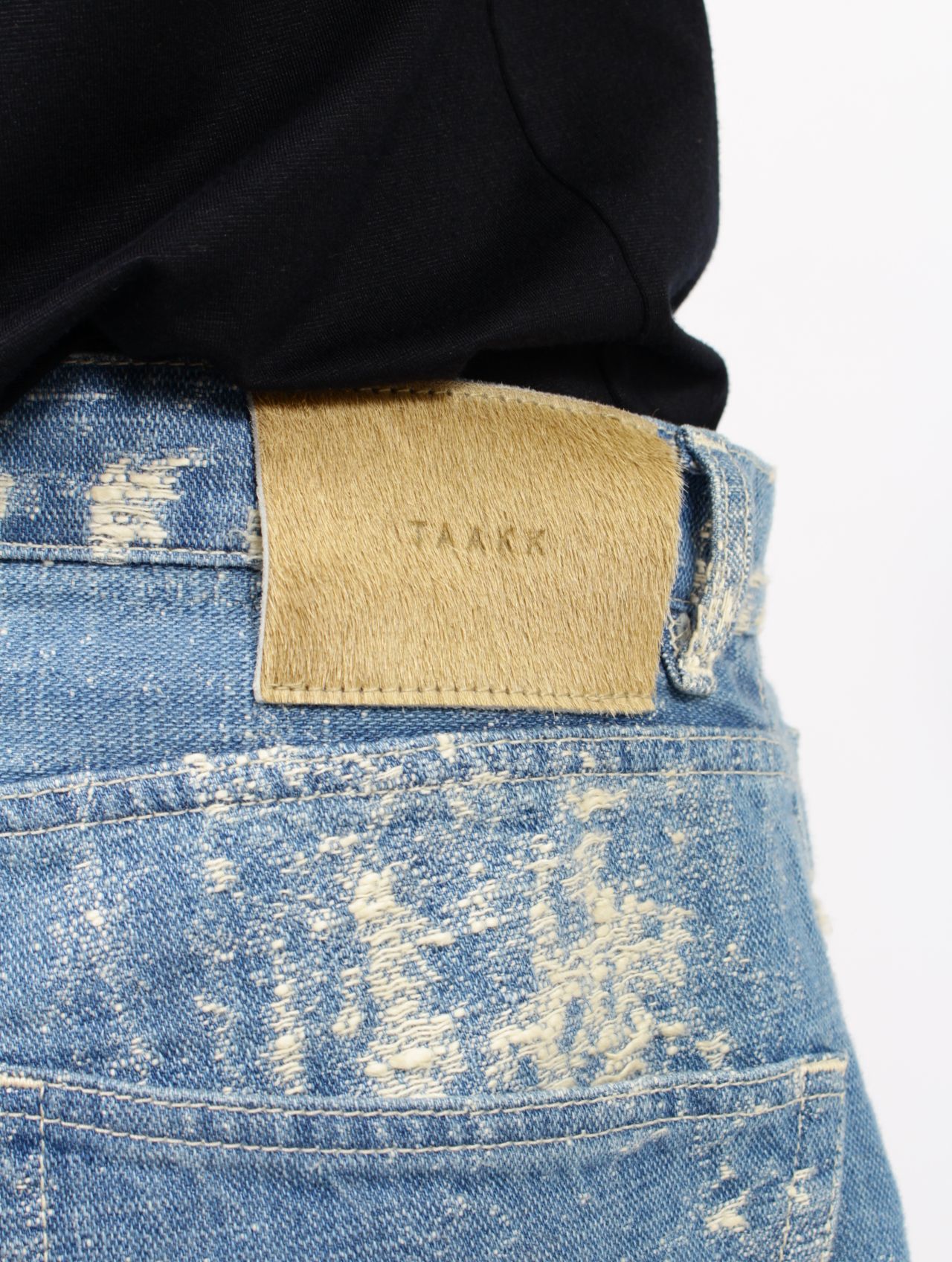 【26SS】ワイド デニム パンツ / WIDE DENIM / インディゴブリーチ