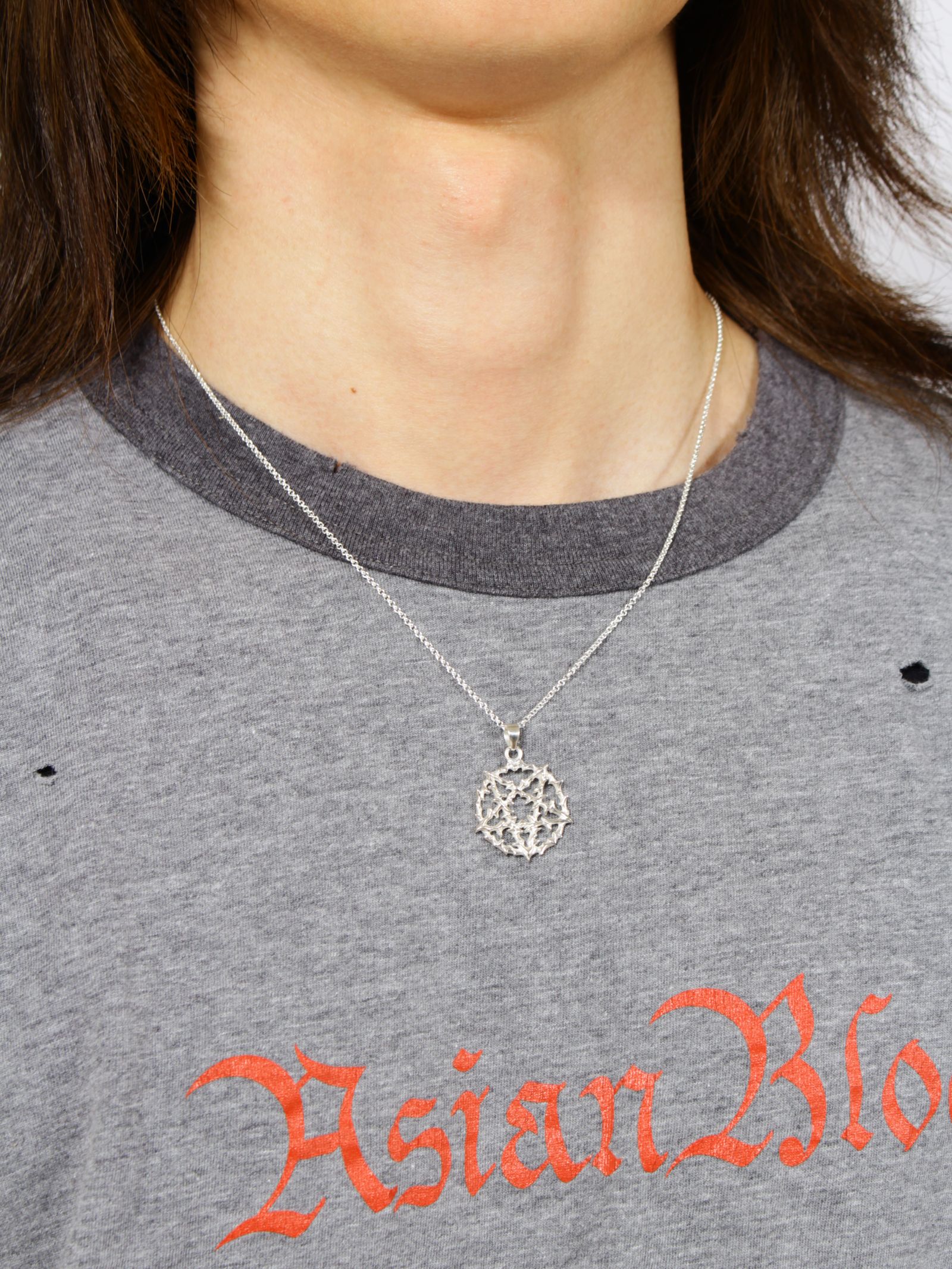 【26SS】シルバー チャーム ネックレス "ペンタグラム" / SILVER CHARM NECKLACE 'PENTAGRAM /