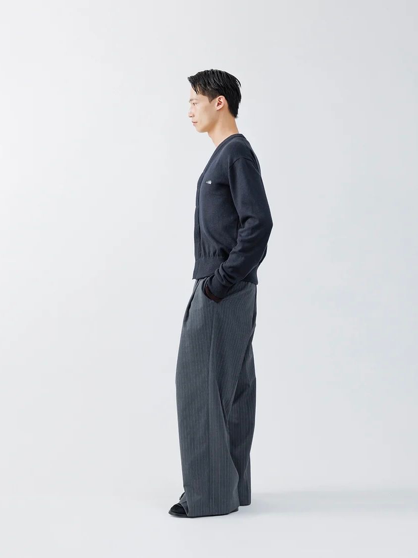 【26AW】コンパクト ライナー カーディガン / COMPACT LINER CARDIGAN .16 / チャコール