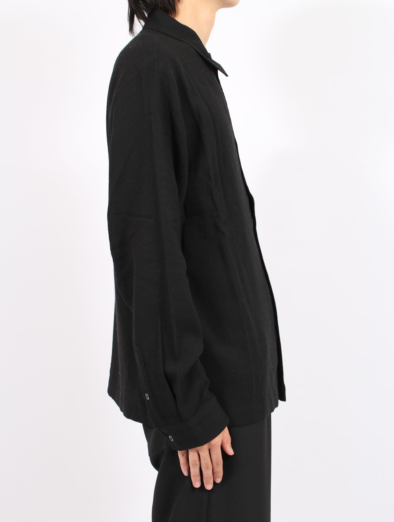 【25AW】定番 センス シャツ 長袖 / SENSE SHIRT / ブラック