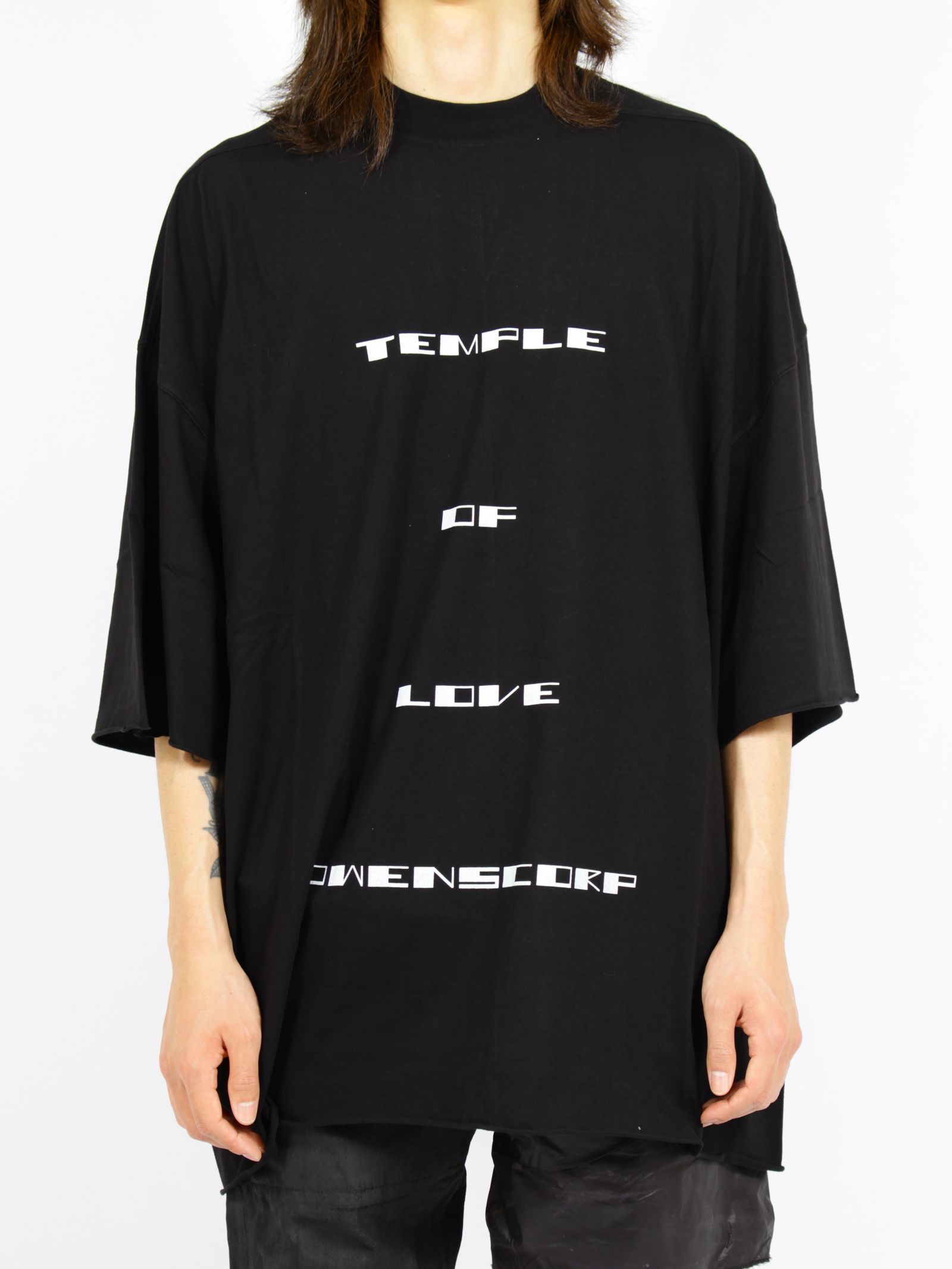 【26SS】トミー Tシャツ / TOMMY T / ブラック×ミルク