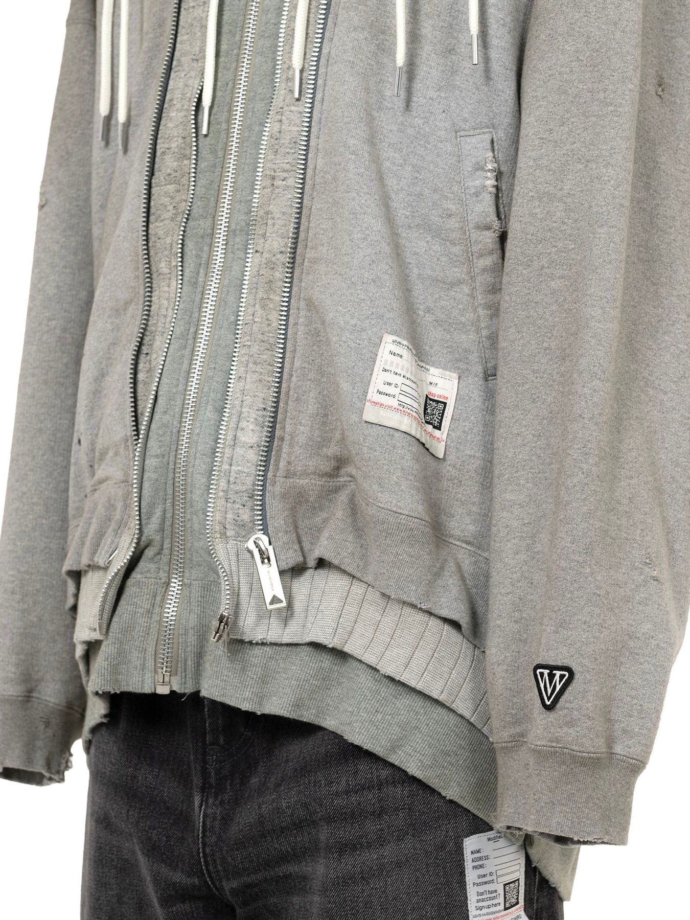 【25AW】トリプル レイヤード パーカー / TRIPLE LAYERED PARKA / グレー