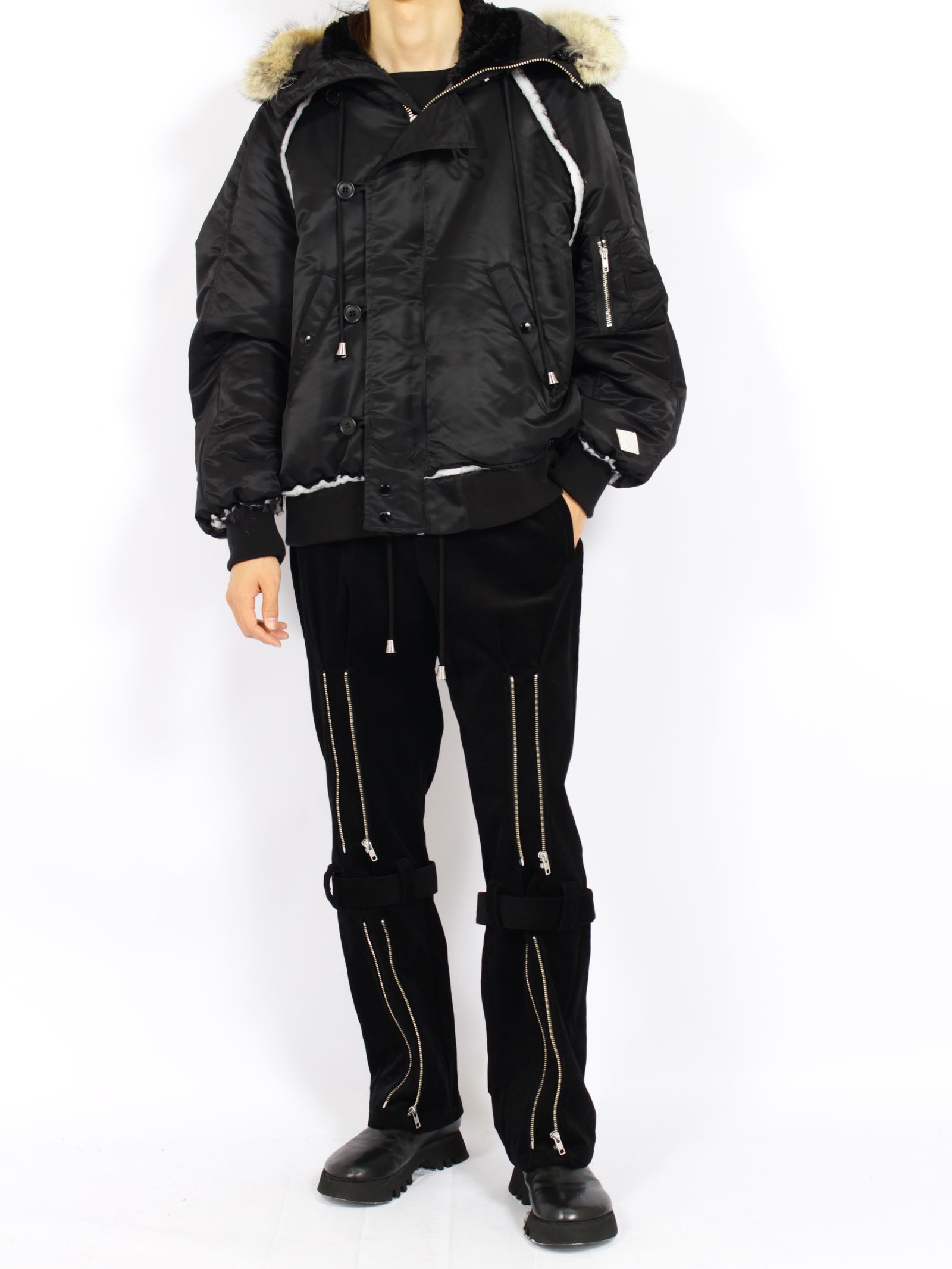 【26AW】ペンタグラム N-2Bフライト ジャケット / PENTAGRAM N-2BFLIGHT JKT / ブラック