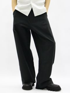 【26SS】ウェルド パッチド パンツ / WELD PATCHED PANTS / ブラック