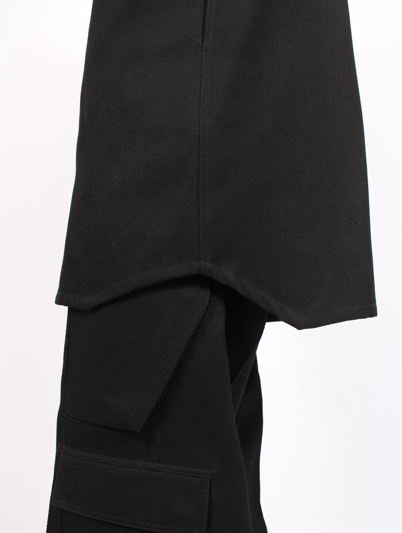 【25AW】オーバーサイズ アウターシャツ / OVERSIZED OUTERSHIRT / ブラック