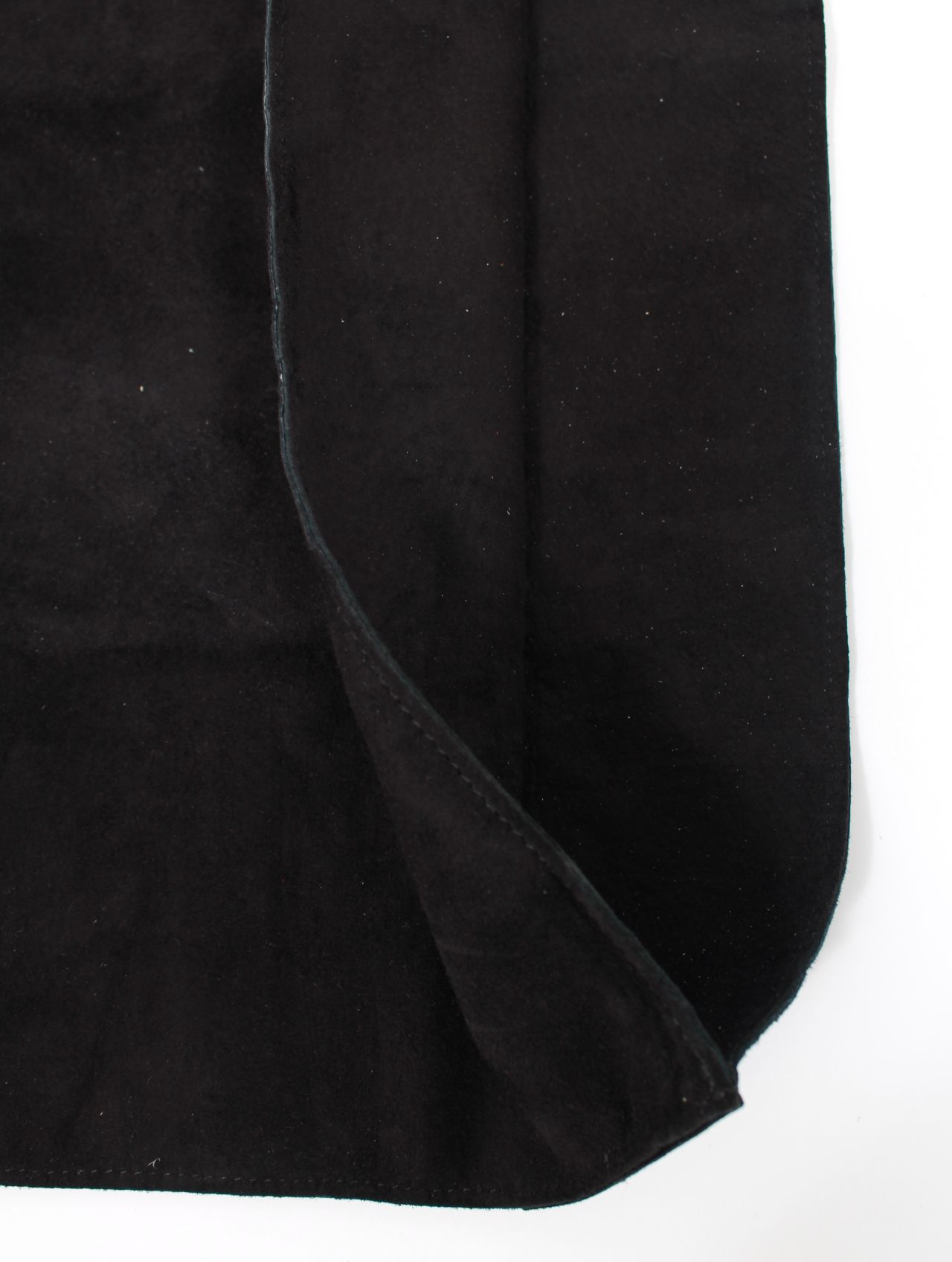 【25AW】ピッグレザー トートバッグ ショッピングバッグ 豚皮 本革 鞄 カバン  / LEATHER TOTE BAG / ブラック