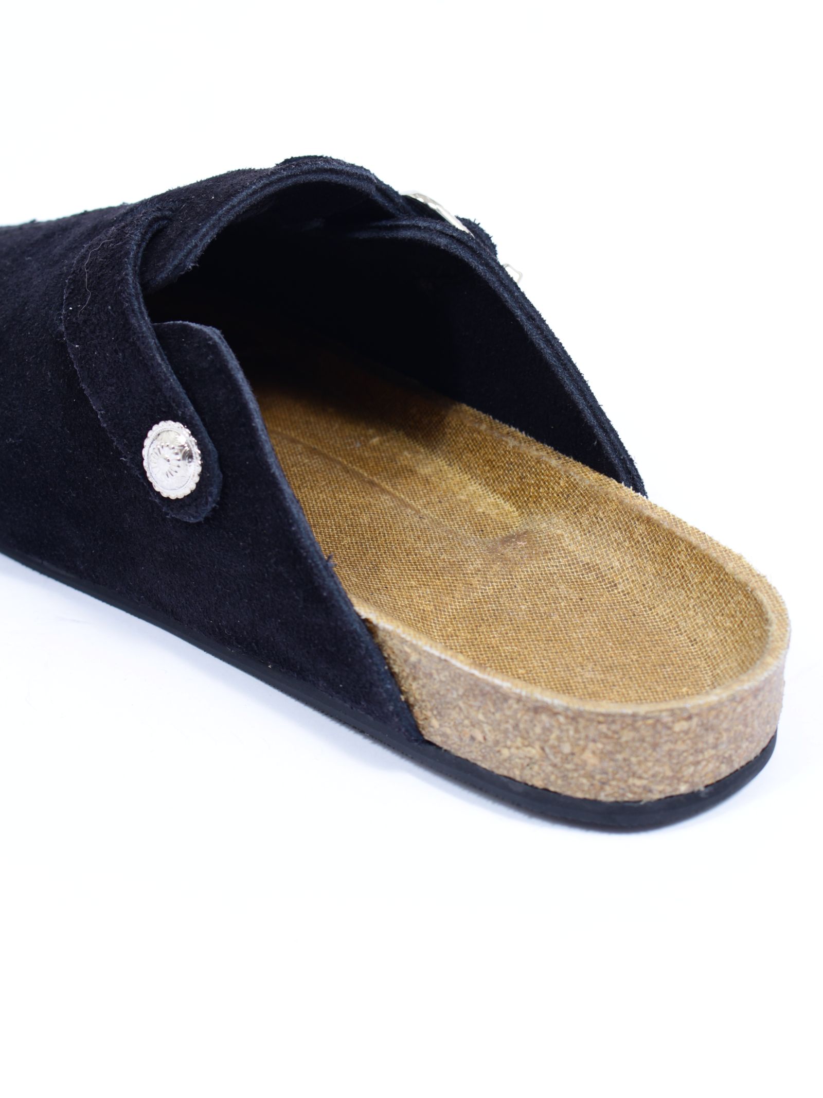 【26SS】フレイム パターン サボ サンダル / FLAME PATTERN SABO SANDALS / ブラック