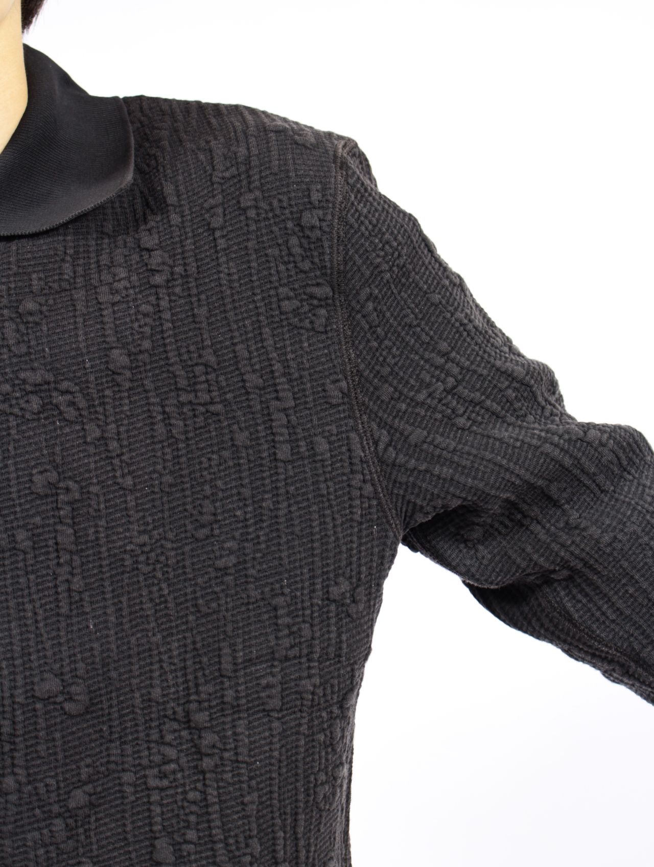 【25AW】LYRA ZIP CARDIGAN / リラジップ カーディガン / FADED BLACK(ブラック)