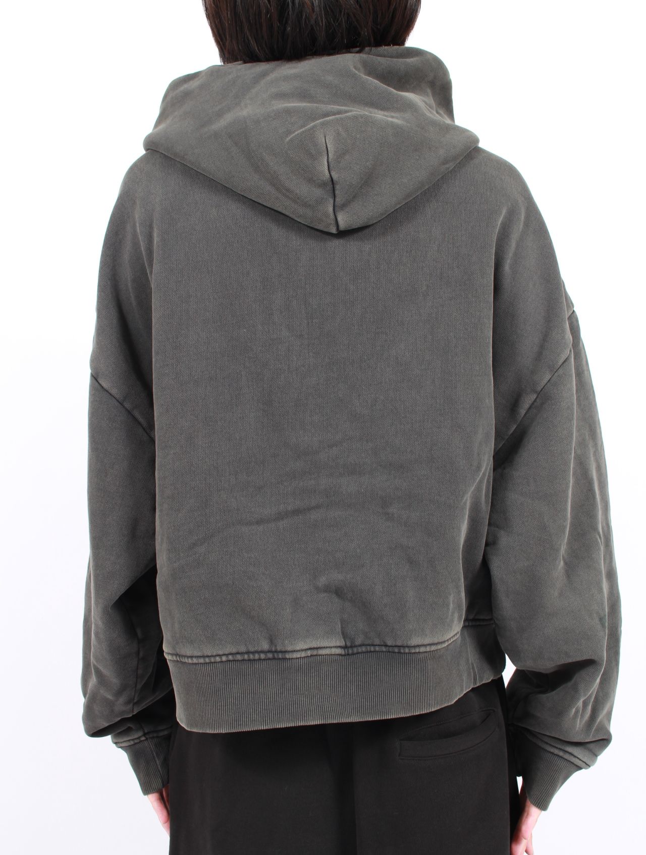 サーマル フード ジップアップ パーカー / THERMAL HOOD / WASHED BLACK(ウォッシュブラック)