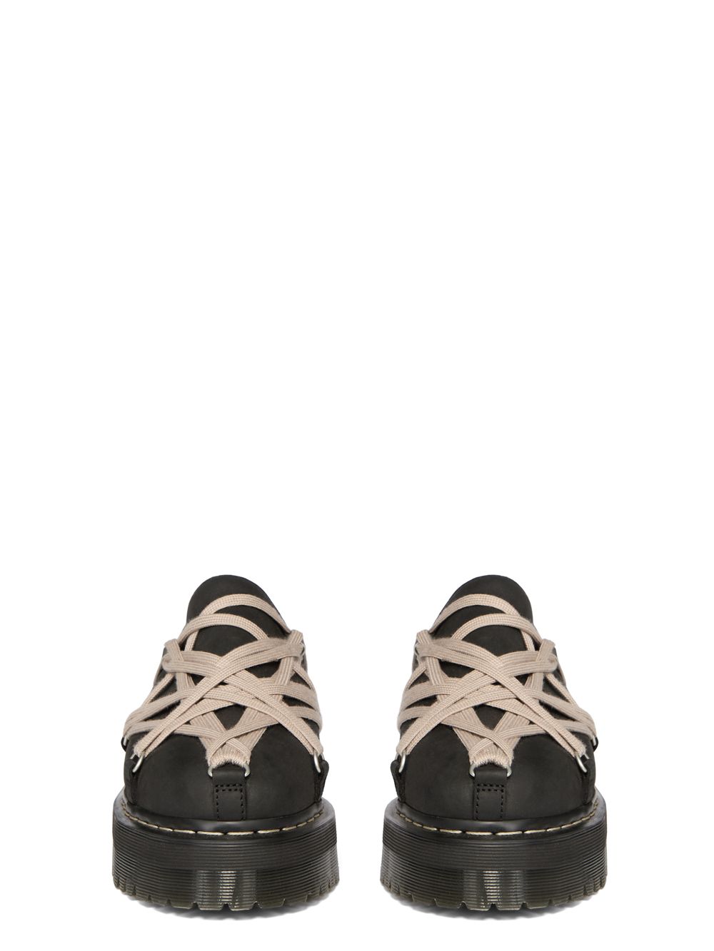 【26AW】Dr.Martens コラボレーション クアッド ソール メガレース ミュール / QUAD SOLE MEGALACE MULE / ブラック