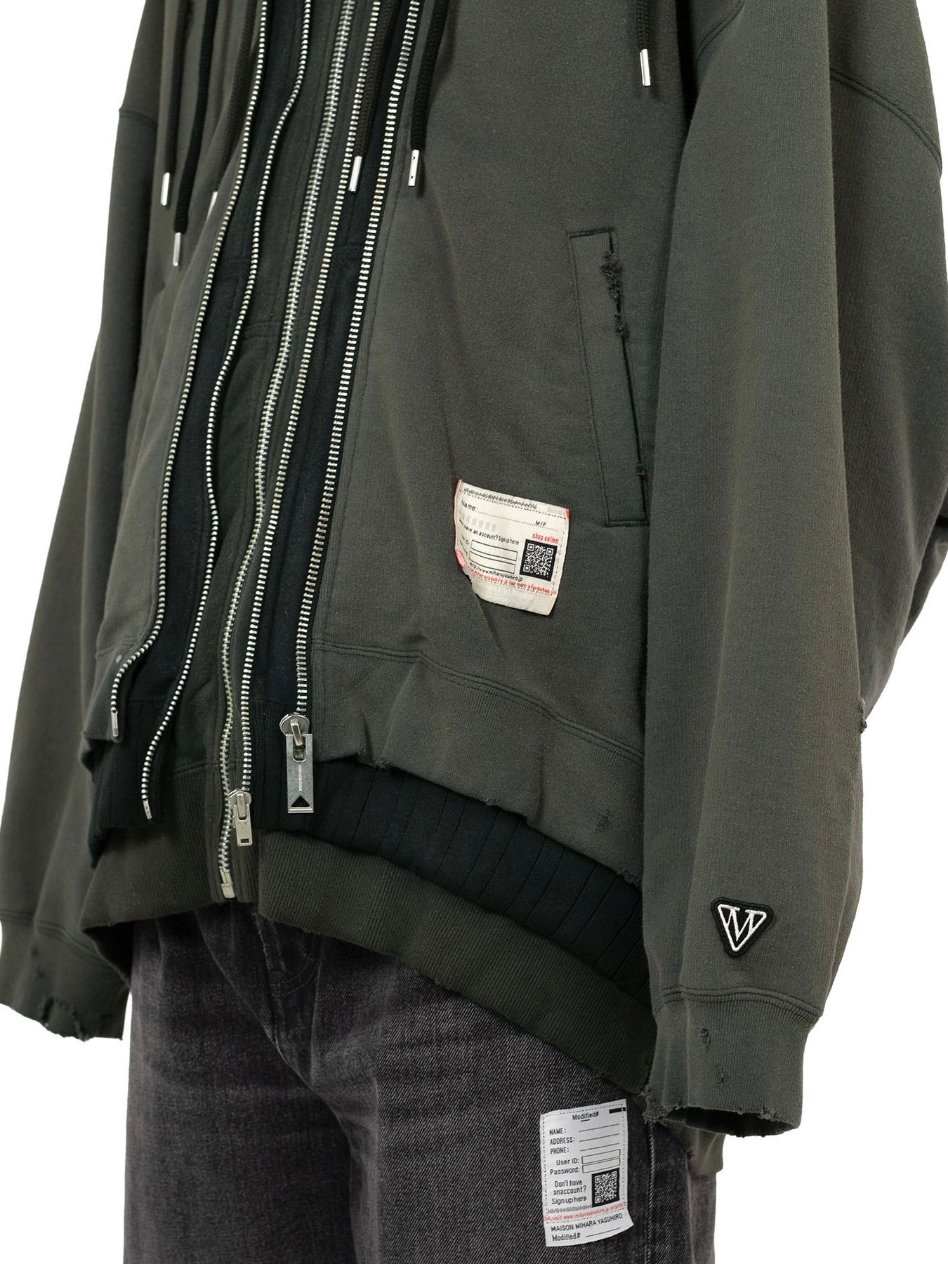 【25AW】トリプル レイヤード パーカー / TRIPLE LAYERED PARKA / ブラック