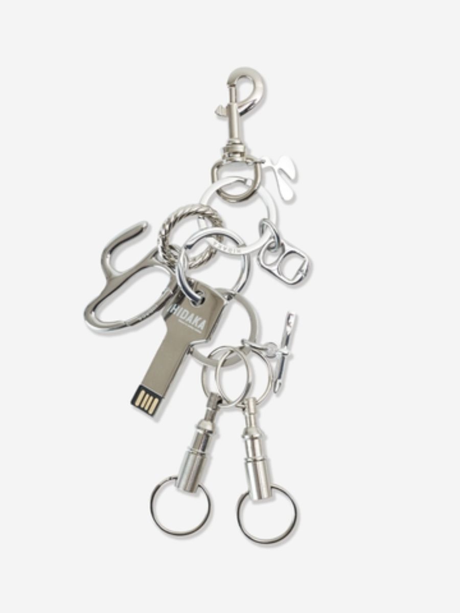 ユーティリティ チャーム キーチェーン / UTILITY CHARM KEYCHAIN / シルバー